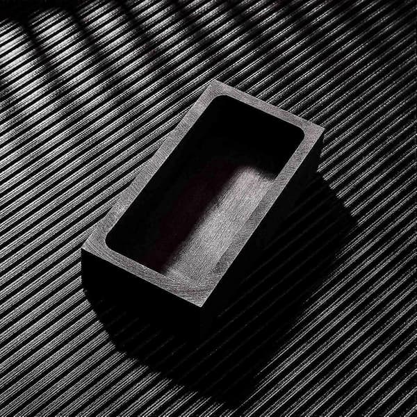 Grafit Ingotsform Sølv Ingotsform Guld Støbe Ingots Digelform Til Smeltning Støbning (1000 G