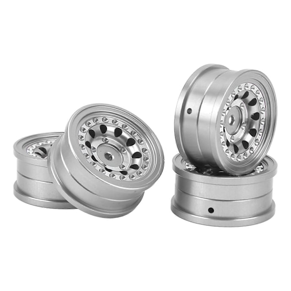 4 st Aluminiumlegering Hög Slitstyrka Titanfärg 1/18 1/24 RC Bil Hjulnav