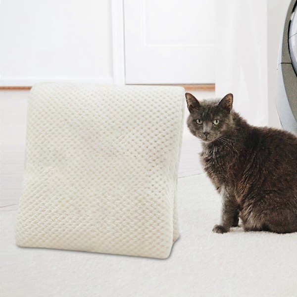 Bekväm husdjursfilt enfärgad sängmatta för hundvalp kennelbur katt