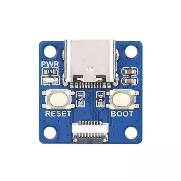 RP2350-Tiny Kit Utvecklingskort för Raspberry Pi PICO USB Typ C-gränssnitt 520KB SRAM 2MB Flash RP2350-Tiny-Kit Blue Rp2350-tiny-kit