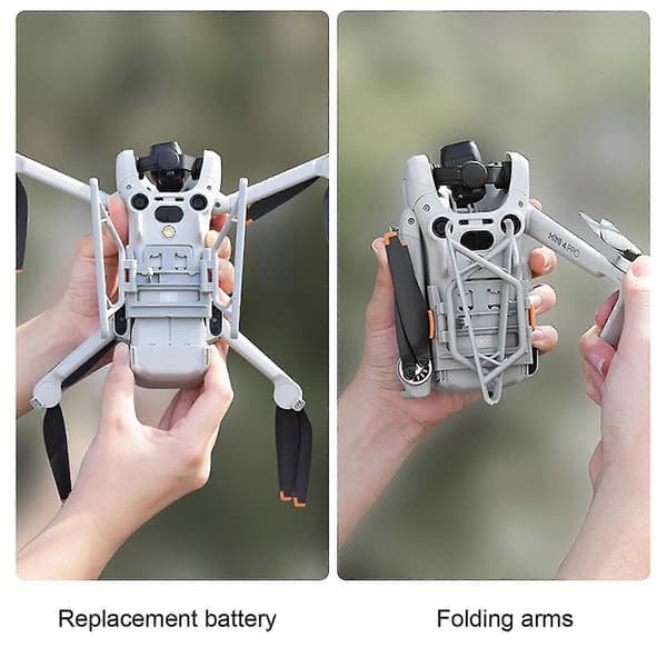 Landingssteludvidelse til DJI Mini 4 Pro Drone Tilbehør Grey