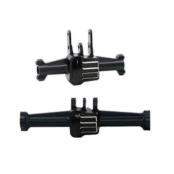 2kpl Metalliset Etu- ja Taka-akselin Kotelot Messinkiakselin Suojuksella Trx4m 1/18 Rc Crawler -auton Päivityksiin