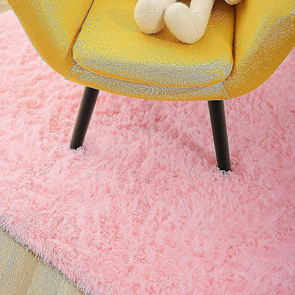 Mjuka fluffiga mattor för barnrum Plysch Shaggy Nursery Rug