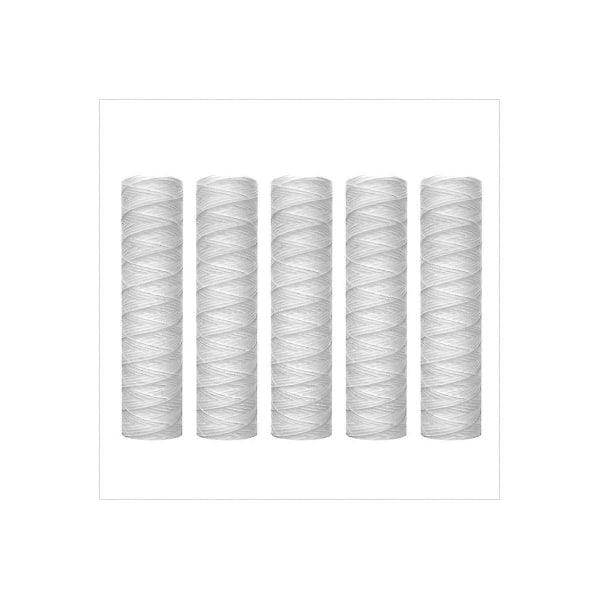 10 Mikron 10 Tommer x 2,5 Tommer Trådsnodd Sediment Vannfilterpatron Hele Hus Sedimentfilter