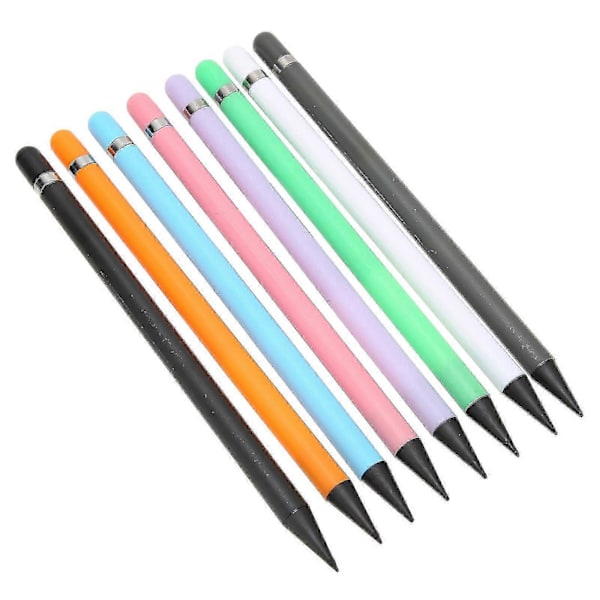 8 st Kolplastpennor Elev Ritning Kalligrafi Penna Signaturpenna Styluspenna