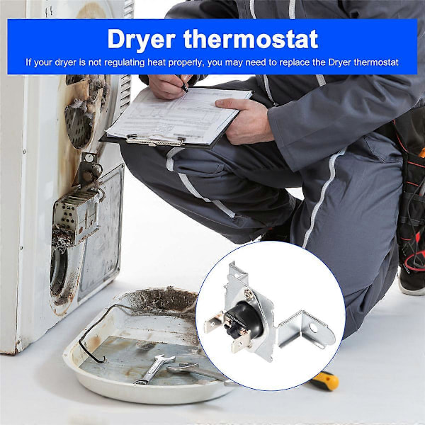 6931EL3003C Tørretumbler Højtemperaturbegrænser Termostat Reservedele til 1268365, 6931EL3003G, PS3530484