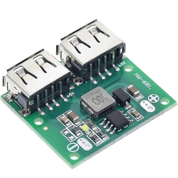 5 stk. Usb - Regulator Opladningstrin Charr Modul 9v 12v 24v Til 5v 3a Dobbelt Usb Til Bil