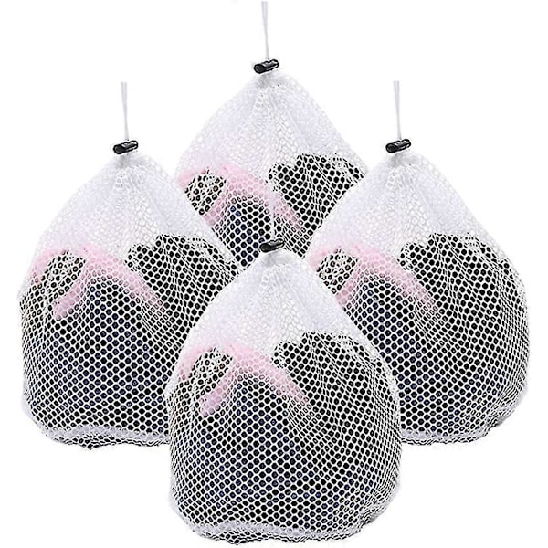Tvättnät, 4 Stycken Tvättväska, Tvättnät För Tvättmaskin, Tvättnät, Mesh Tvättväska För Underkläder, Skjortor, Strumpor, Underkläder - ya