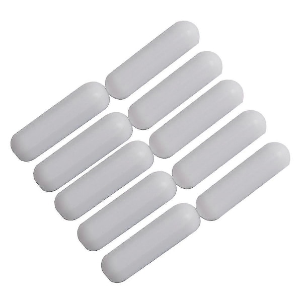 10 stk. Magnetisk omrører Mixer Omrørerstang Laboratoriestang Omrørerplade Magnet Omrørerstang Magnetisk (7x25mm)