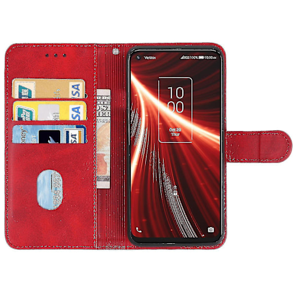 Nahkakotelo Tcl 10 5g Uw -puhelimelle