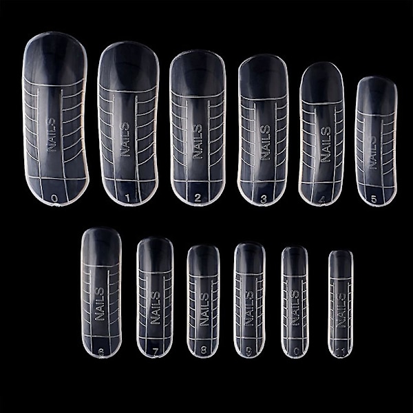 Snabbbyggande Gel 3 Färger Termisk Färgförändring + 48st Nagelformar Nagel Förlängningsset