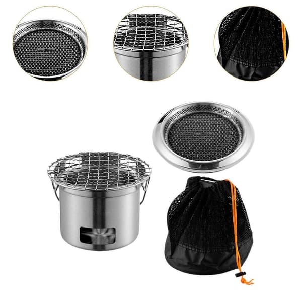Rund Grill Teapot Varmer til Venne Sammenkomst Baghave Husholdning