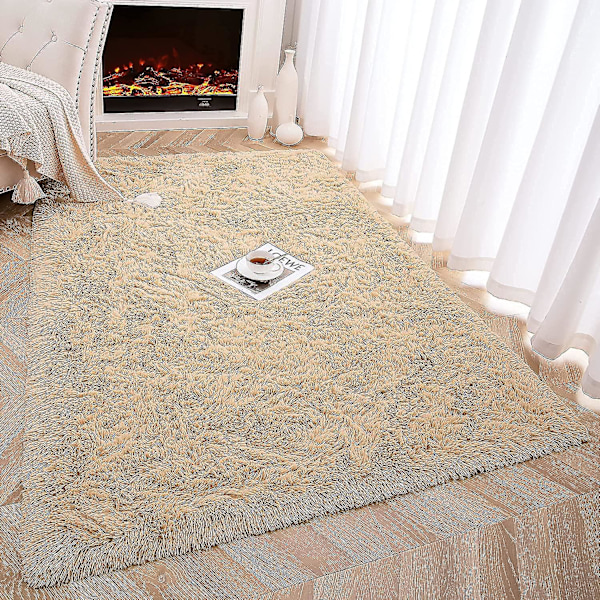 Tflycqsoft Fluffy Area Mattor För Sovrum Barnrum Plysch Shaggy Nursery Matta Furry Throw Mattor För Pojkar Flickor, College Sovsal Fuzzy Rugs Vardagsrum Hom
