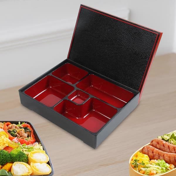 Japansk Bento Box Madbeholder til Sushi, Ris, Sauce Restaurant Picnic