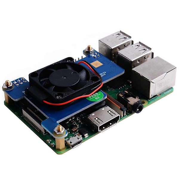 Raspberry Pi 4 PoE HAT Ethernet-modul för Raspberry Pi 4 Modell B/3B+ 3B+