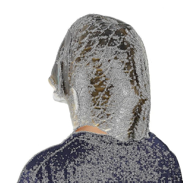 Svart Fisk Maske Latex Dyre Hodemaske Grå Fisk Kostyme Hodeplagg Maskerade Party Voksen