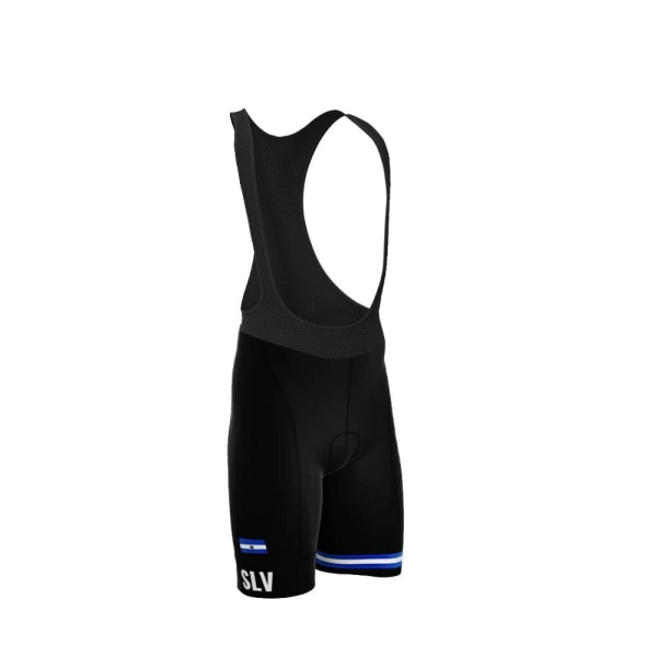 2022 El Salvador Cykeltröja Set Sommarblå Populära kläder Road Bike Shirts Kostym Cykel Bib Shorts MTB Ropa Maillot 4 XXL