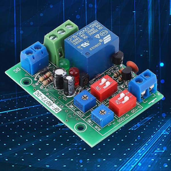 RD72-DC-12V Uendelig Cyklus TIL FRA Relæ Modul Trigger Forsinkelse Switch Uendelig Loop Relæ