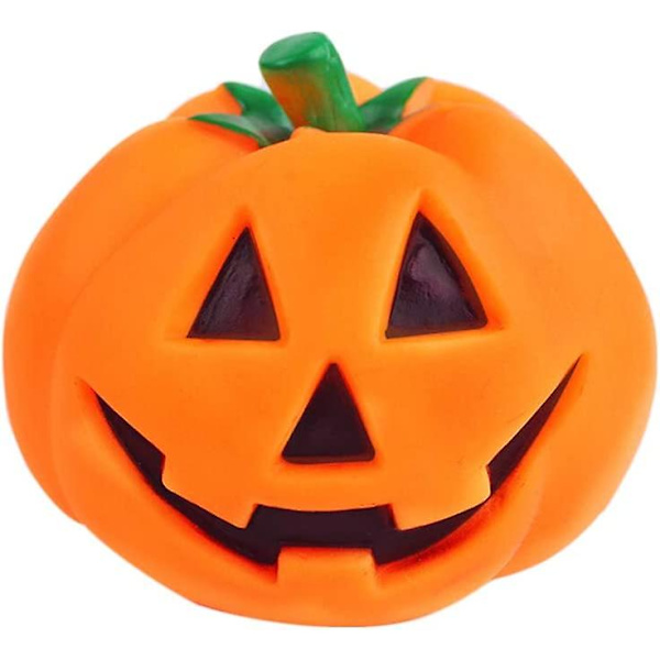 Sällskapshund Halloween pumpa leksak, roliga tuggleksaker för hundar barnsjukdomar, pipiga leksaker Talande pumpa husdjur leksak för hem halloween fest, Halloween prydnader -