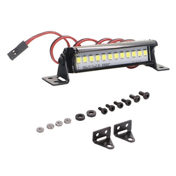 Superstark LED-lampa för SCX10 KM2 1/10 Skala Fjärrkontroll Crawler Bil