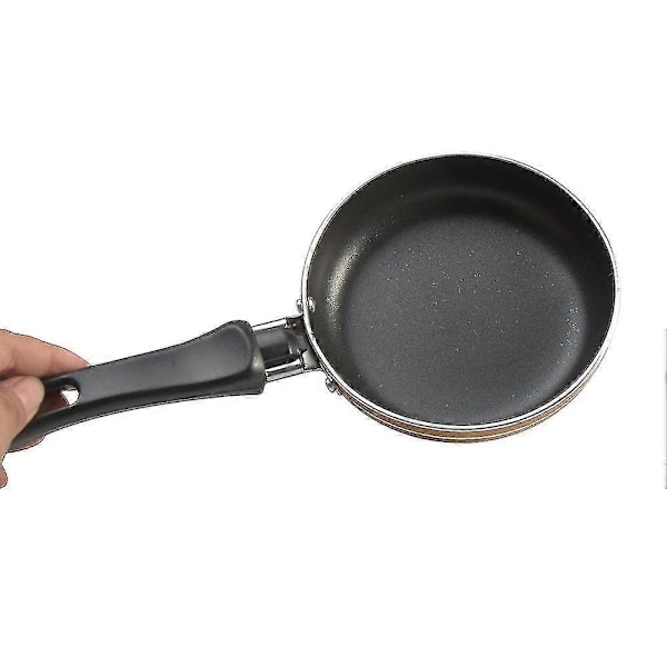 Non-stick Stegepande Mini Praktisk Køkkenudstyr Aluminium Med Håndtag Ny
