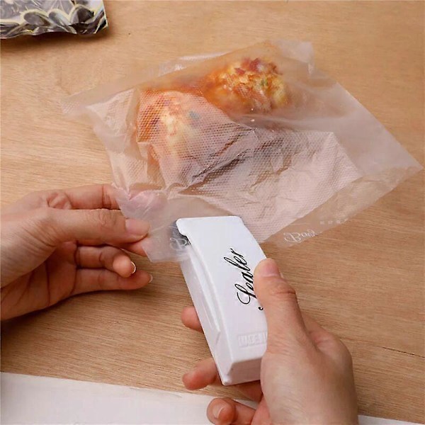 Folie sveisemaskin Mini poseforsegler matfolie sveiser folieposer sveiser vakuumforsegler varmeforseglingsmaskin 3.5W