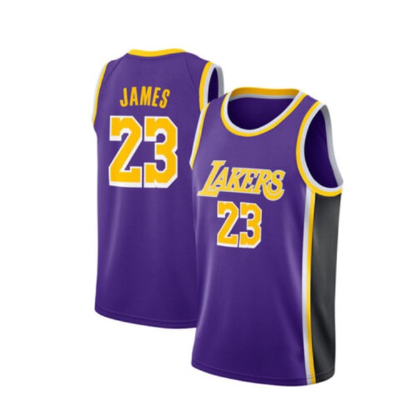 Lakers #23 hihaton aikuisten koripallopaita purple L