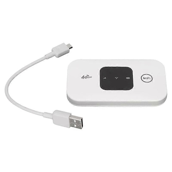 4G Lte Bærbar Internet Hotspot, Trådløs WiFi Router, Understøtter 8 til 10 Brugere, 4G Trådløs Router f