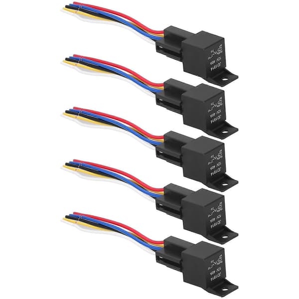 Universal 5 stk. LED Blinkrelæ 12V 40A Vandtæt Lysstyring