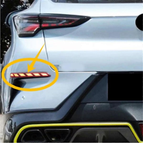 1 Set Bil LED Bakre Stötfångare Reflektorlampor för Changan Uni-T A