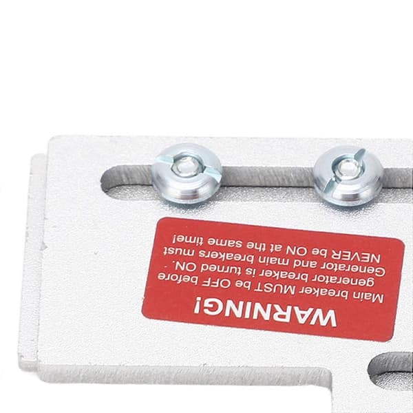 SIE‑P2 Generator Interlock Kit 7/8 til 1 1/4 Tommer Afstand Aluminiumlegering Interlocking Plade til 150A