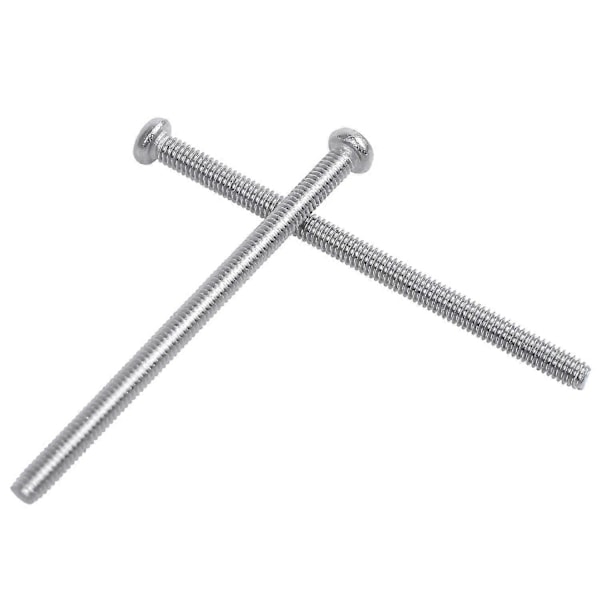 M2.5 x 40mm 304 Ruostumaton Teräs Phillips Pyöreäpäiset Ruuvit Pultti 60kpl