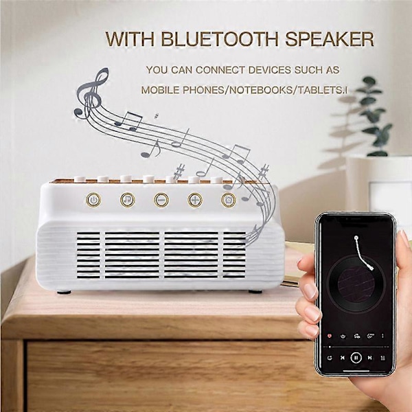 Søvn Bluetooth Højttaler Hvid Støj Maskine Timer 8 Naturlige Lyde Musikboks Forbedrer Søvn for Chris