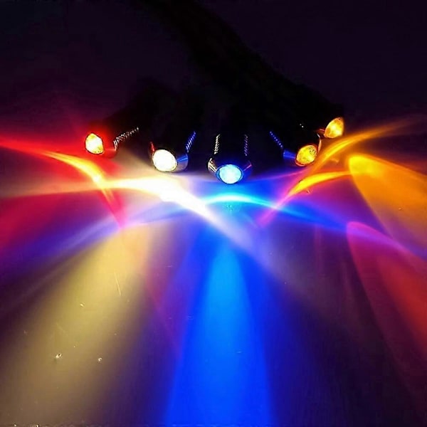 10 stk. 5mm LED Lys Lampe Emitting Dioder 20cm Pære LED-er Ferdigkablet For DIY Hjem Dekorasjon Bil Retrofit 3 5 9 12 24 36 48 110 220V
