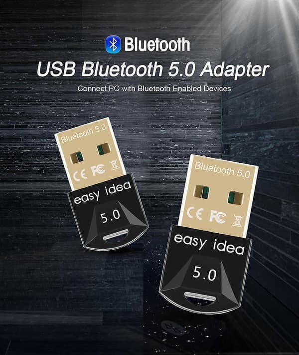 USB Bluetooth Adapter 5.0 Bluetooth Mottaker 5.0 Dongle Høyhastighets Sender Mini Bluetooth USB Adapter For PC Datamaskin Laptop