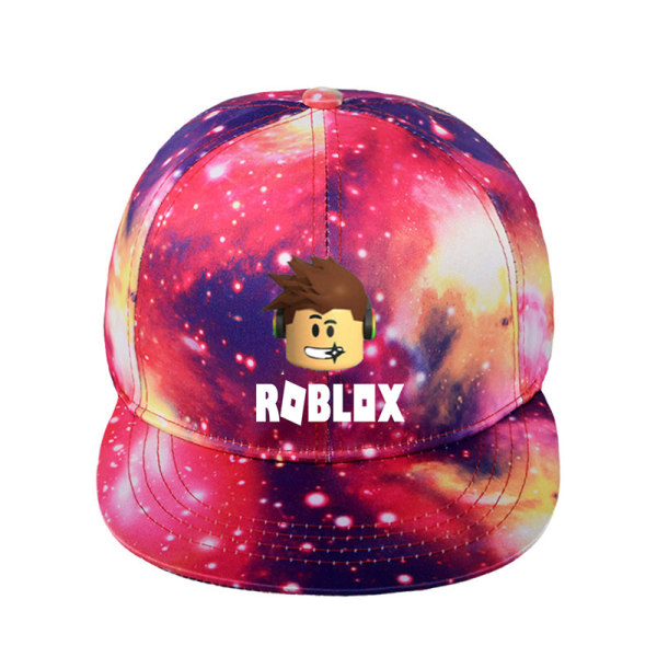 roblox hattspel som omger femfärgad cap med stjärnhatt star red
