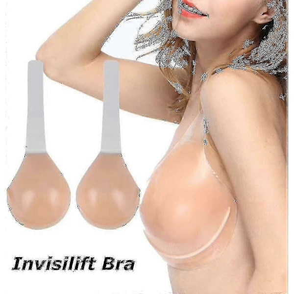 Invisilift BH, Silikonlimmad Lyfthållare Push Up Osynlig BH För Kvinnor