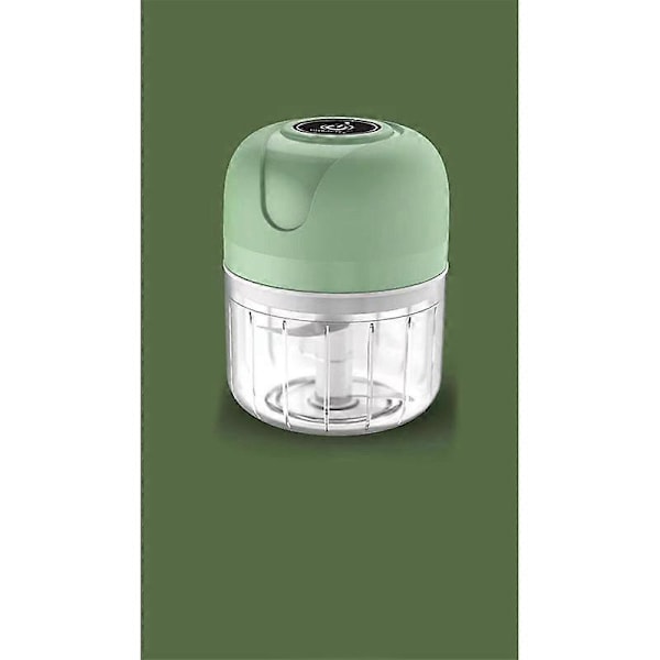 Mini Foodhakker, 250ML, Trådløs Bærbar Elektrisk Hvidløgshakker, Let at Rengøre, Foodprocessor til Babymad/Peberfrugter/Løg/Hvidløg/Grøntsager/Chili