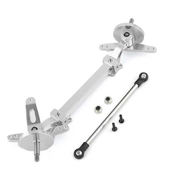 Metall Frontaksel uten kraft med styrestang Styreenhet for 1/14 RC Lastebil Traktor Bil Oppgraderinger