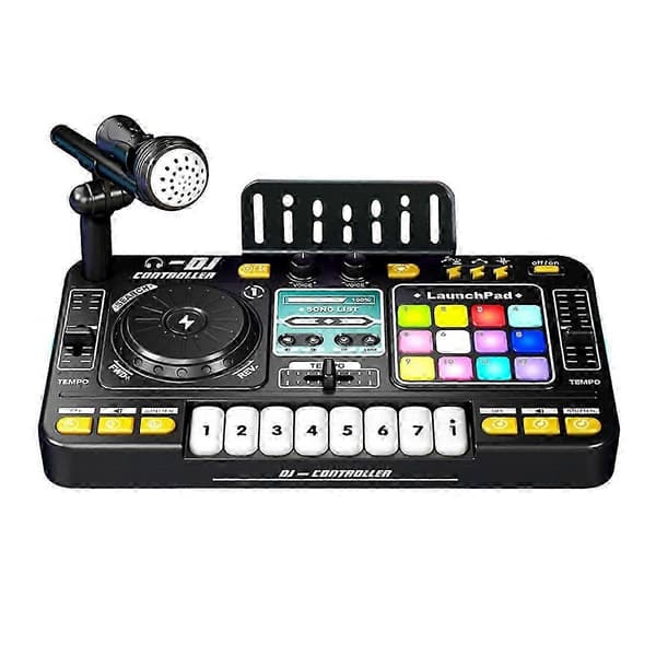 Multifunktionel DJ Mixing Controller og elektronisk orgel til børns musikunderholdningslegetøj