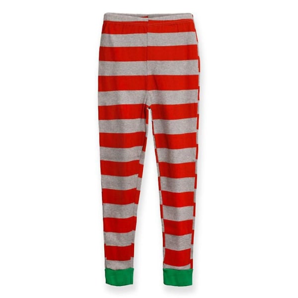 Jul familie matchende pyjamas Grinch print top stribede bukser pyjamas sæt Men 6-7 Years