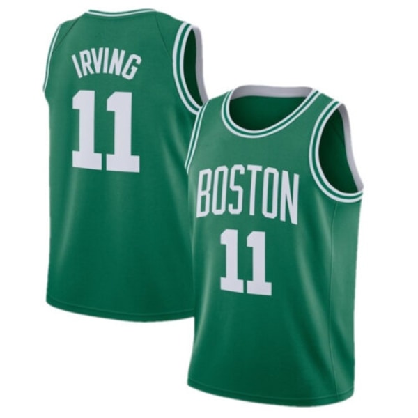 Menn Kvinner Basketball jersey IRVING 11# TATUM 0# WALKER 8# voksen Mote Topp t-skjorte Sport Løpegrønne T-skjorter #11 2XL