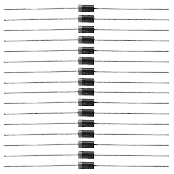 100 stk. 1N4007 1000V 1A Høyspent Likretterdiode Likretterdioder Elektroniske dioder