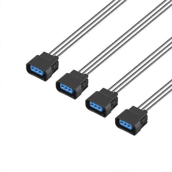 4 stk. Tændspole Ledningsnet Stik Passer til Accord Pilot -V