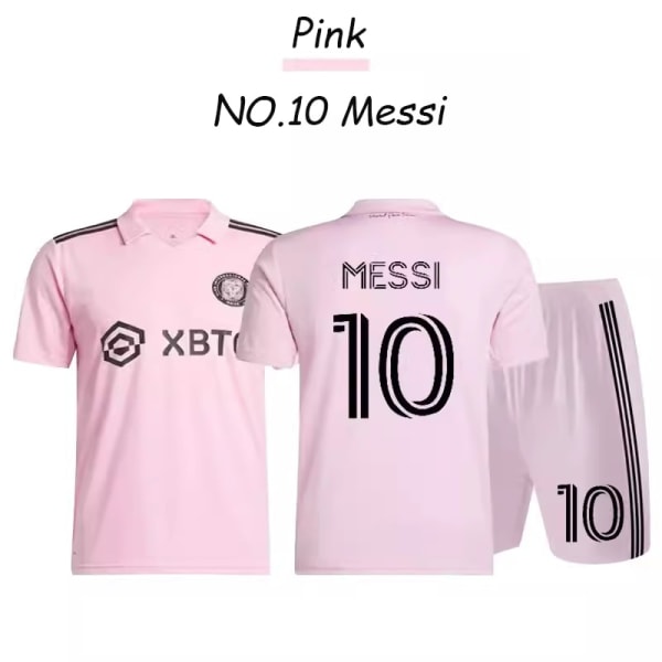 【Certificering major】 Messi Fodboldtøj Miami International Jersey Argentina 10 Fodboldtrøjesæt Hjemme-/Udebanetrøje Match Trai 1 20