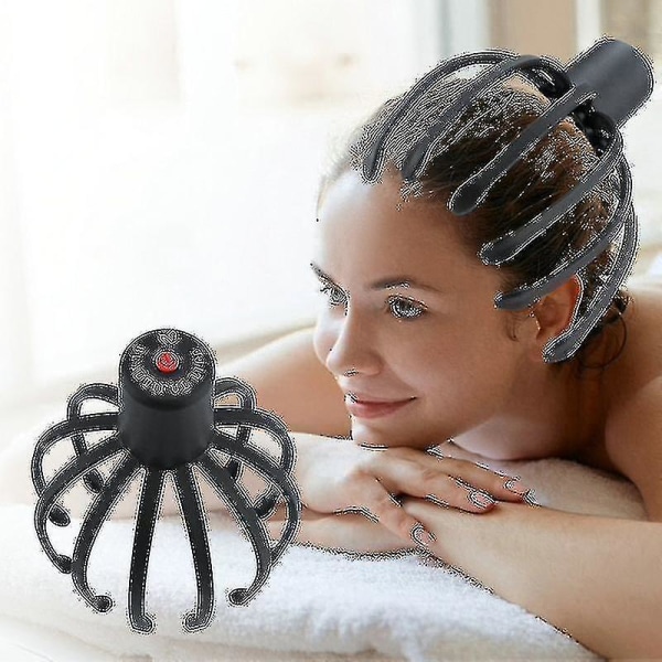 Tflycq Electric Head Massage Smart Octopus Claw Scalp Massager Terapeutisk Scratcher Stress Relief -