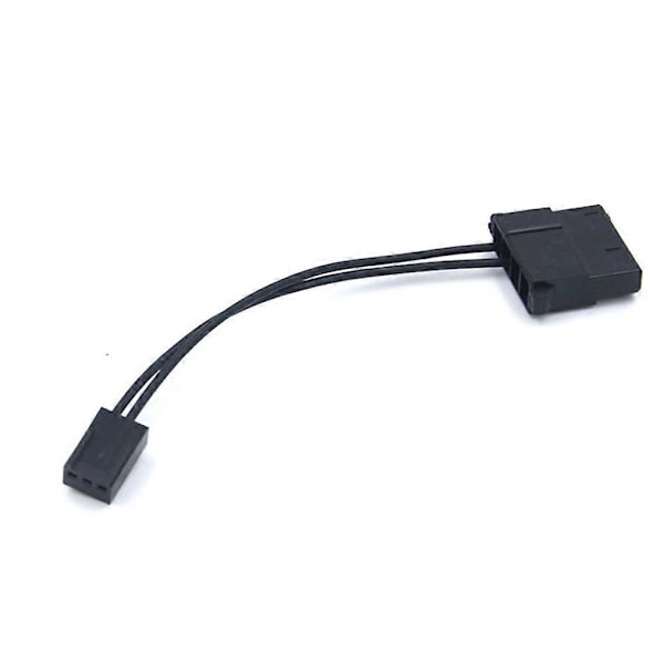 IDE - 3-nastainen tuulettimen virtajohto Molex D -liitin Virtalähde 3-nastaiseen liittimeen Tietokoneen PC-jäähdytyksen muunninjohto
