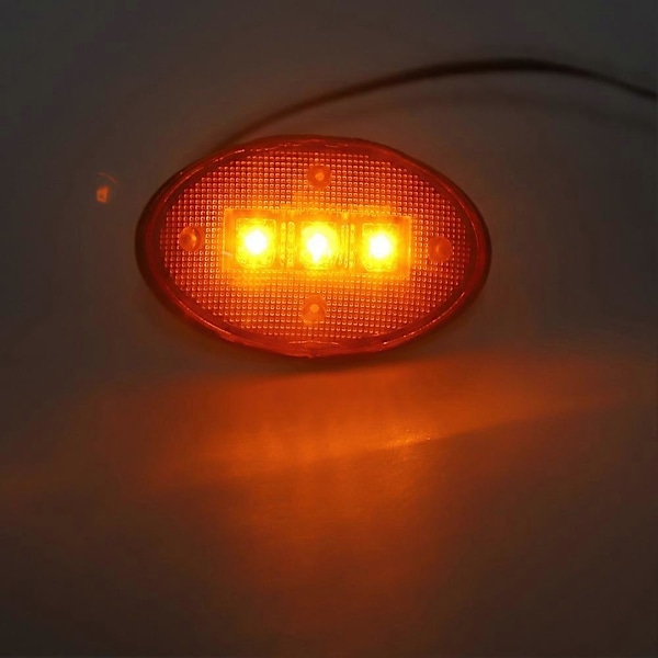 5,8 cm 12V DC Lokasuojan Sivuvilkut Vedenpitävät Sopivat Ford F-sarjaan 1999–2010 (4 kpl Amber L)