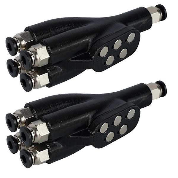 För Anslutning 4-i-1 PTFE Adapter Rör Expansionsport 4 Matning för X1 X1C P1P P1S A1 A1min