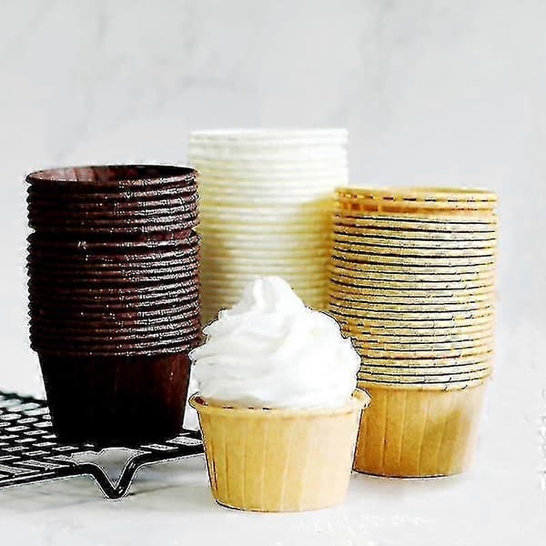 Engangs Bakeform Krusete Muffins Kake Kopp Papirholder Høy-
